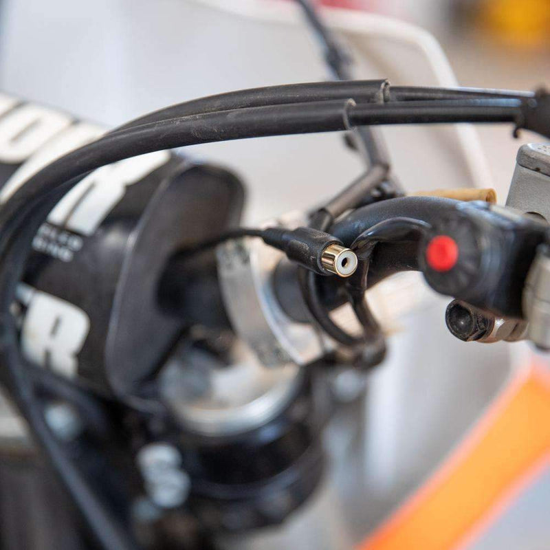 Load image into Gallery viewer, Rugged Radios Motorcycle RACE Push To Talk (PTT) with RCA Jack PTT-MC-RACE-RCA