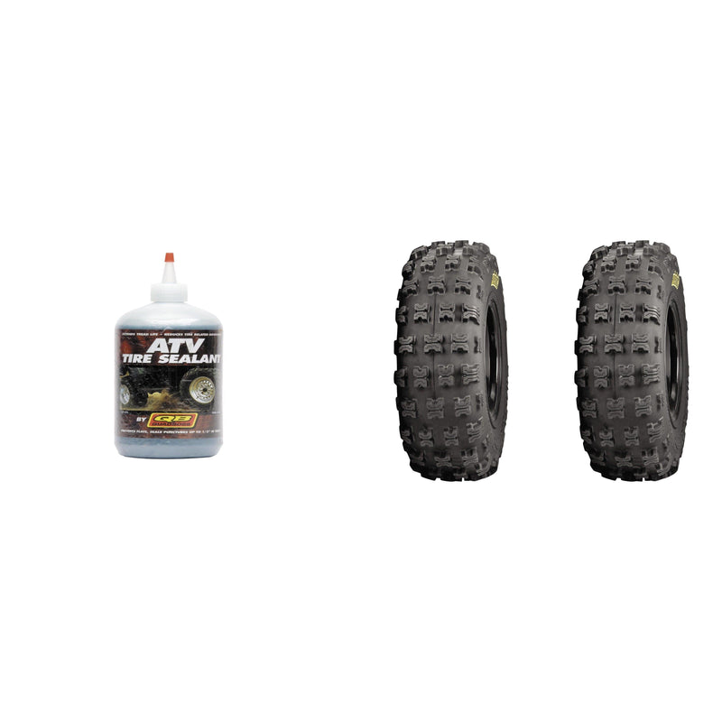 Load image into Gallery viewer, Set of 2 ITP Holeshot GNCC Rear Tires 20x10-9 6-ply with QUADBOSS Sealant