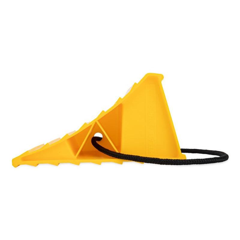Load image into Gallery viewer, Wheel Chock with Rope Handle, Yellow