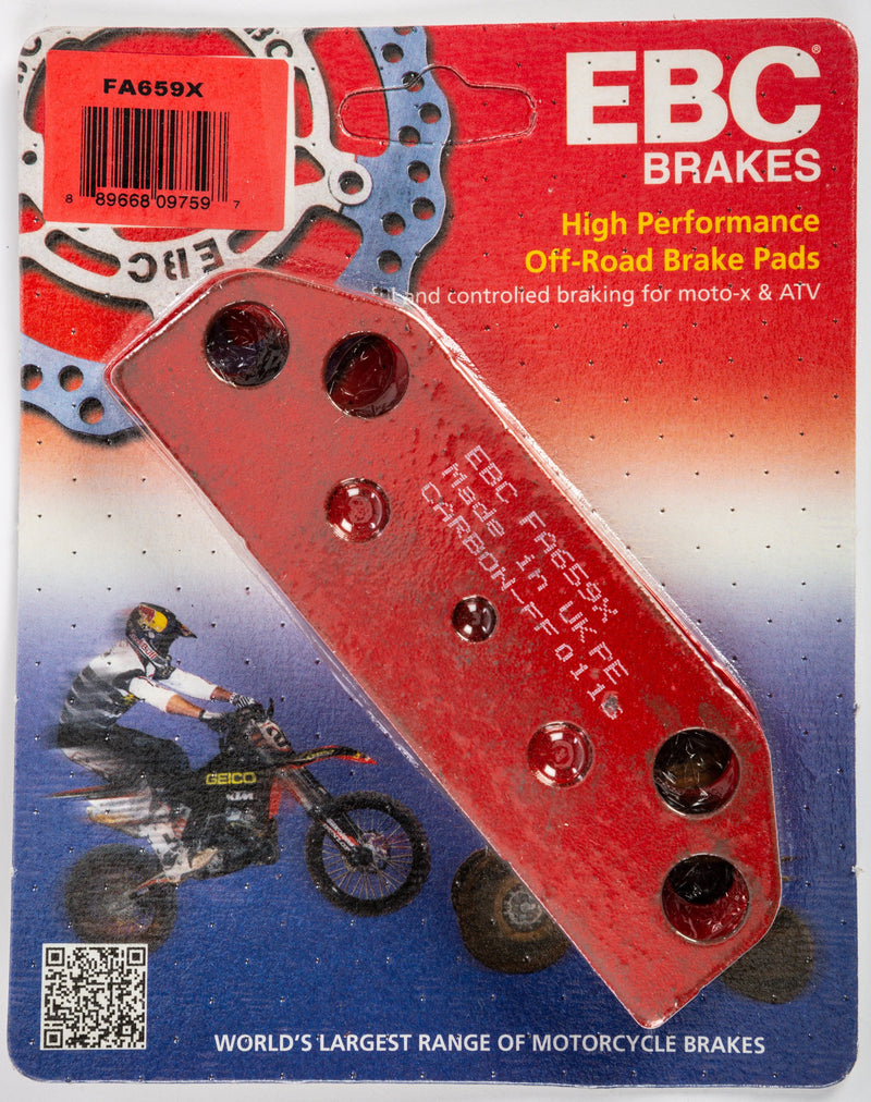 Load image into Gallery viewer, EBC 1 Pair Performance X-Series Carbon Brake Pads MPN FA659X