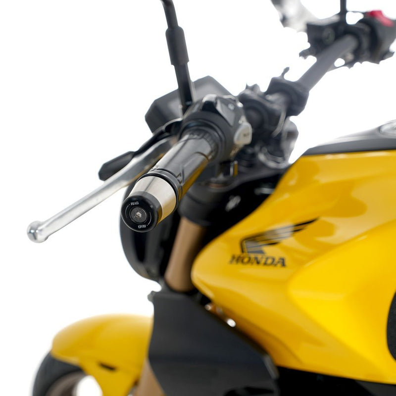 Load image into Gallery viewer, R&G Racing Black Bar End Sliders For 2018-2024 Honda CB300R