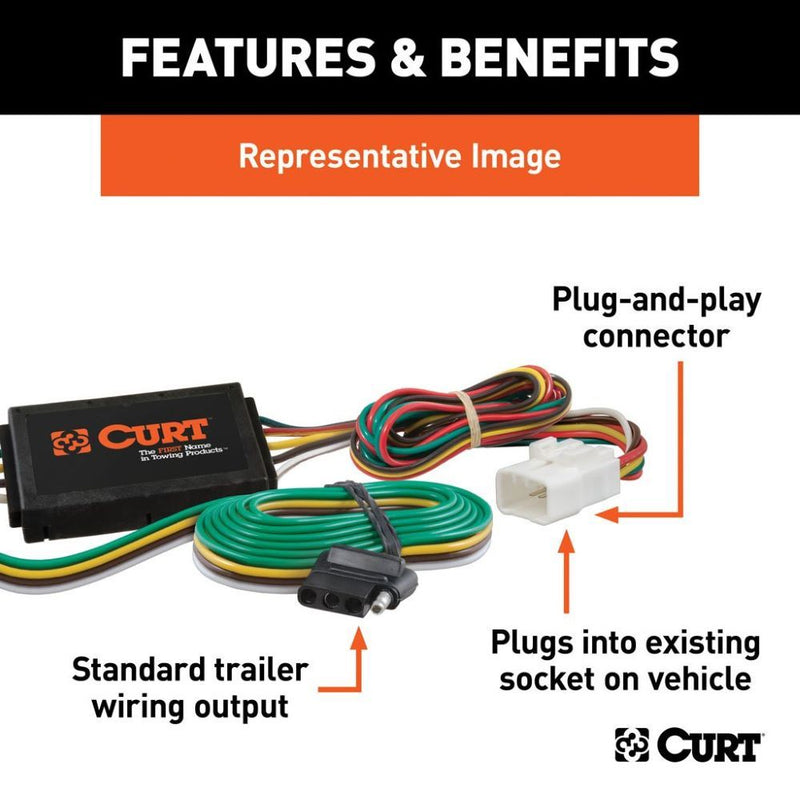 Load image into Gallery viewer, T-Connector Custom 4-Flat, 2005-2010 Honda Odyssey, OEM Tow Package Required (Replaced RE-63107)