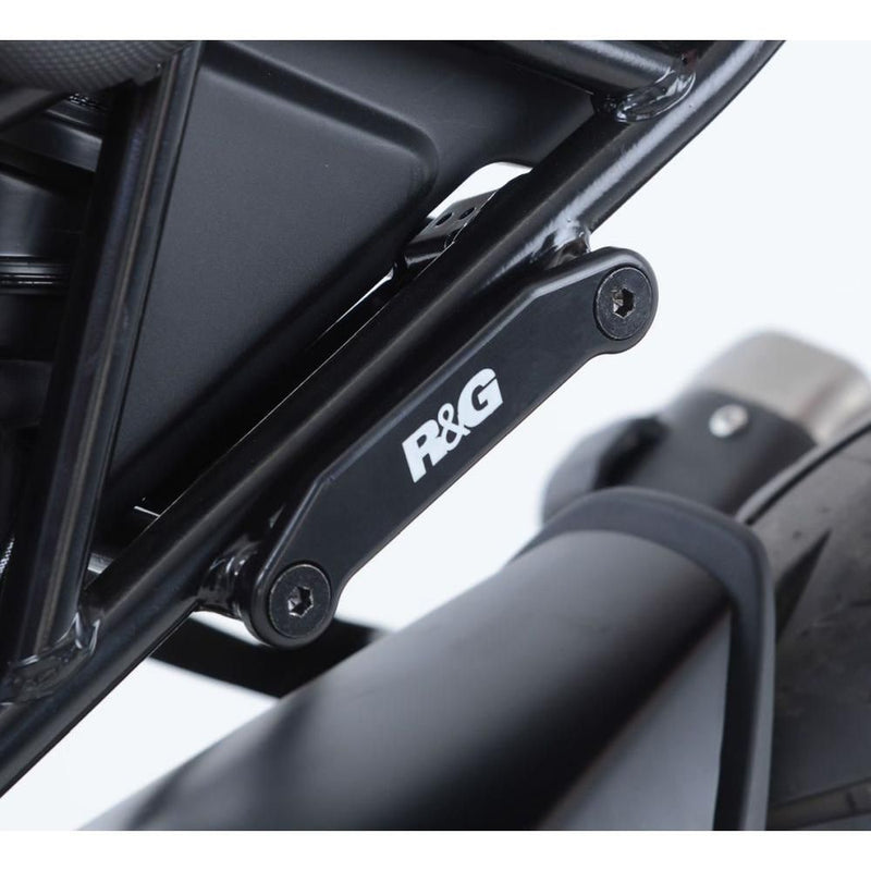 Load image into Gallery viewer, R&G Racing Black Footrest Delete Blanking Plates BLP0074BK