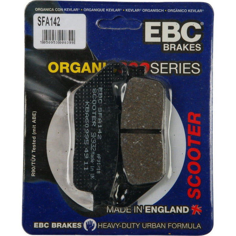 Load image into Gallery viewer, EBC 1 Pair Premium SFA Organic OE Replacement Brake Pads MPN SFA142