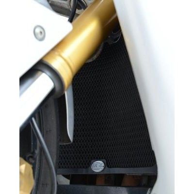 Load image into Gallery viewer, R&G Racing Black Aluminum Radiator Guard For 2003-2004 Kawasaki Ninja ZX6R ZX600F