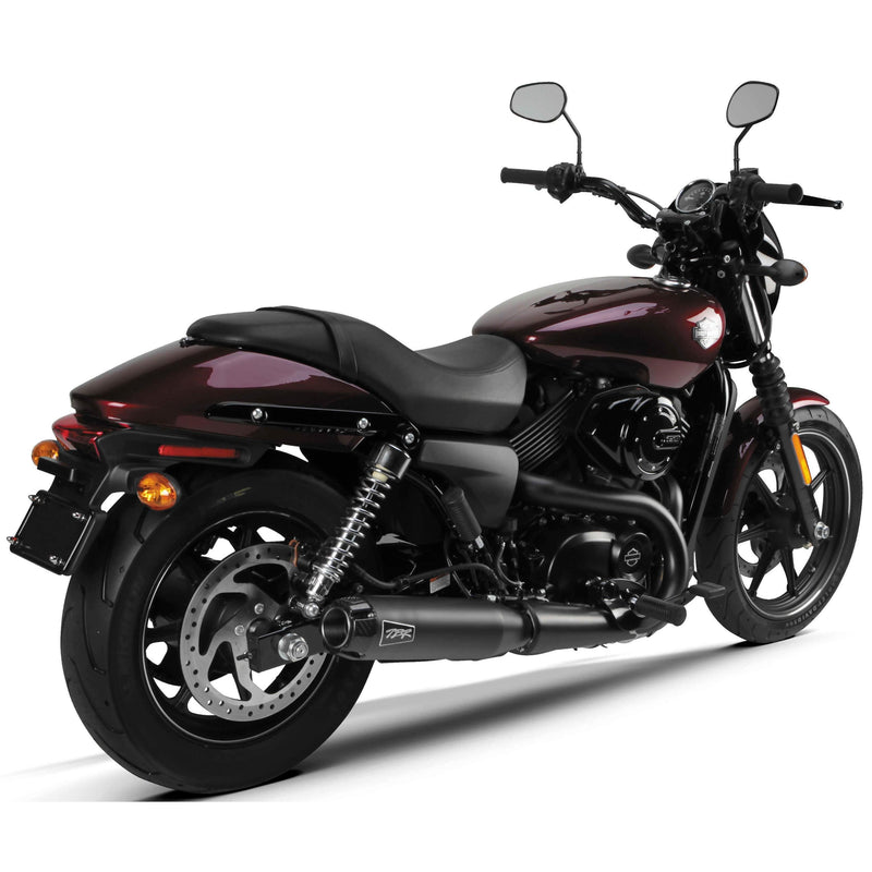 Load image into Gallery viewer, Two Brothers Comp-S Slip-Ons - Black - Carbon Fiber Tip - Short for 14-16 STREET