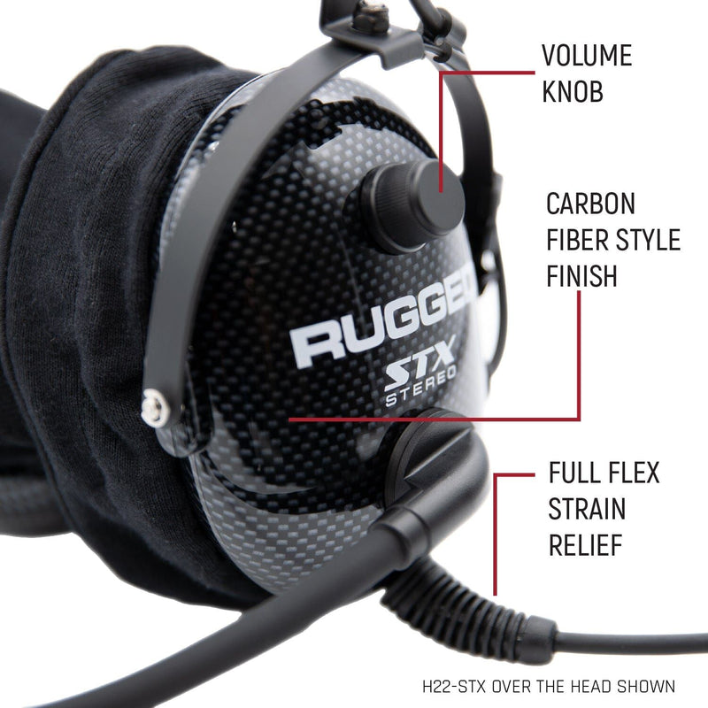 Load image into Gallery viewer, Rugged Radios ULTIMATE HEADSET for STEREO and OFFROAD Intercoms - Over The Head or Behind The Head