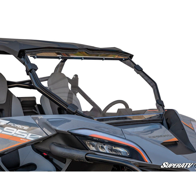 Load image into Gallery viewer, SuperATV CFMOTO ZForce 950 Scratch Resistant Full Windshield WS-CF-ZF950-70
