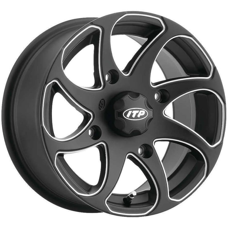 Load image into Gallery viewer, ITP Twister Wheel Black 14x7 4/156 5+2 1422329727BR