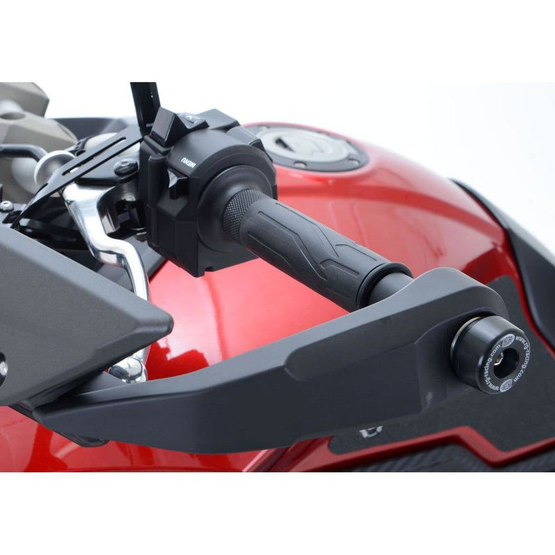 Load image into Gallery viewer, R&G Racing Black Bar End Sliders For 2018-2020 Yamaha MT-09 Tracer FJ-09