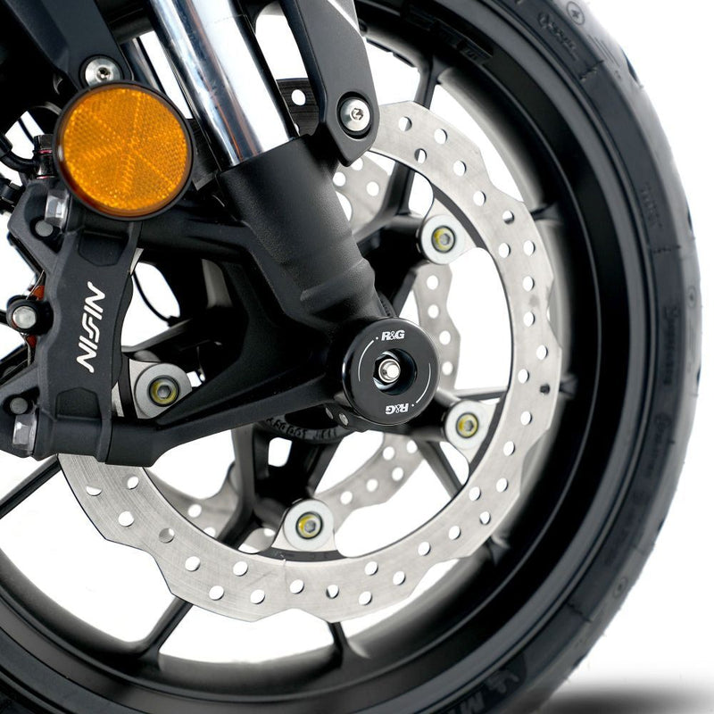 Load image into Gallery viewer, R&G Racing Black Fork Protectors For 2023-2024 Honda CB750 HORNET FP0273BK