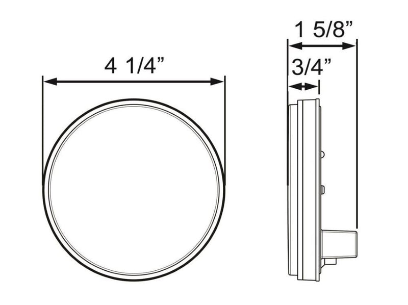 Load image into Gallery viewer, 4" Round LED Sealed Back-Up Light