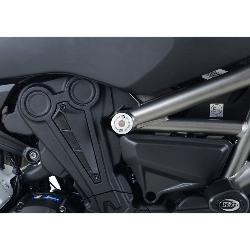 Load image into Gallery viewer, R&G Racing Silver Frame Plug Fits Both Sides For 2021-2023 Ducati Diavel 1260