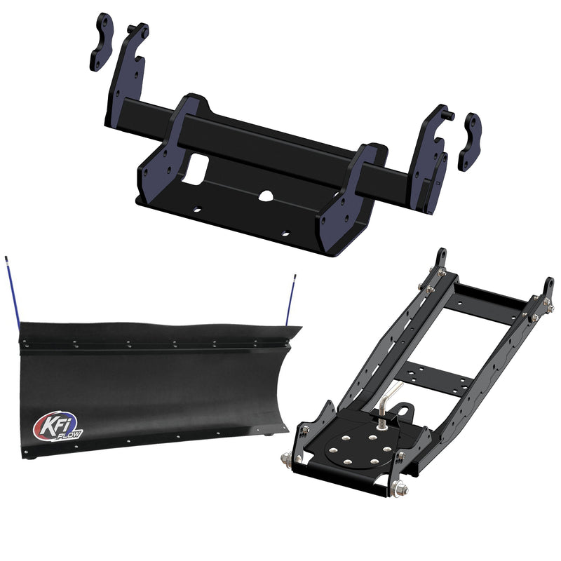 Load image into Gallery viewer, KFI UTV Snow Plow Kit With Glacier Mount For Polaris Ranger Crew 1000 EPS 2020
