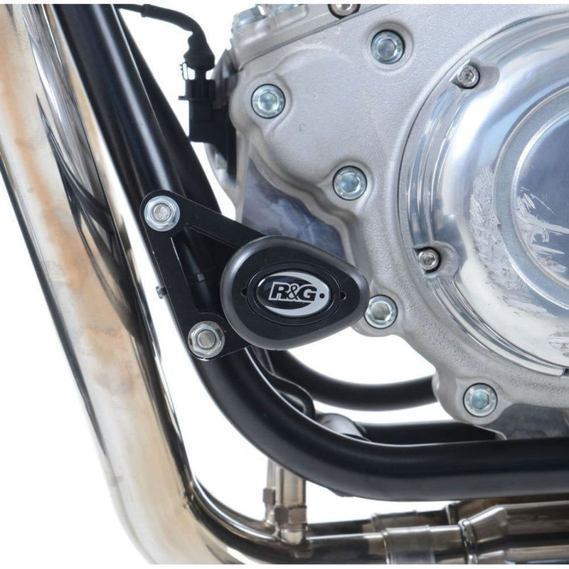 Load image into Gallery viewer, R&G Racing White Aero Style Crash Protection Bobbins For 2015-2024 Norton Commando 961 Sport