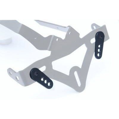 Load image into Gallery viewer, R&G Racing Black Licence Plate Extension/Adapter Kit For 2011-2013 Aprilia Dorsoduro 1200 SMV1200