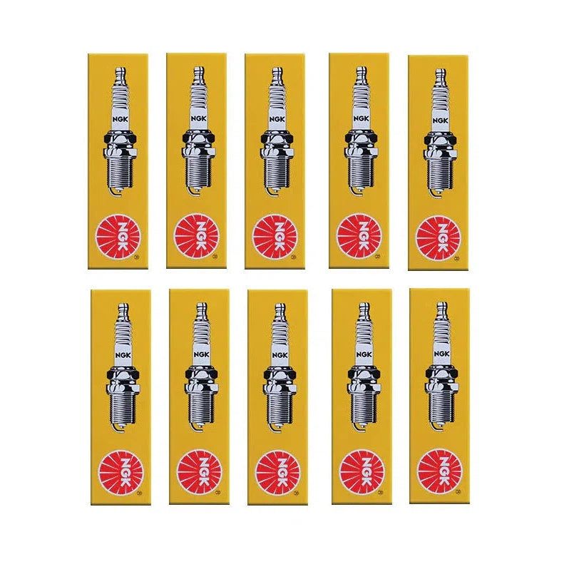 Load image into Gallery viewer, Set of 10 NGK Standard Spark Plugs for Yamaha WR200R 1992 Engine 200cc