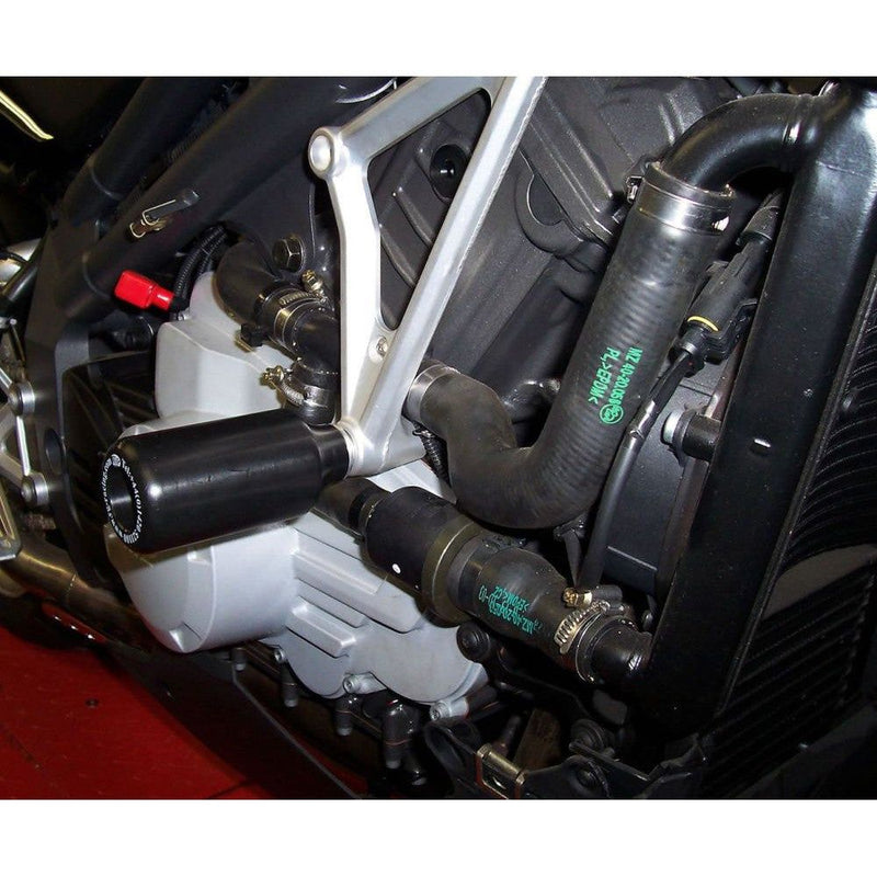 Load image into Gallery viewer, R&G Racing Black Classic Style Crash Protectors For 2005 MZ 1000S Unfaired