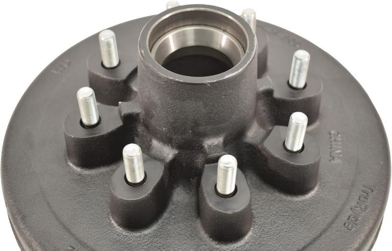 Load image into Gallery viewer, 8-Bolt on 6-1/2 Inch Bolt Circle - 12 Inch Hub/Drum With Hydraulic Brake Assembly - Drivers Side