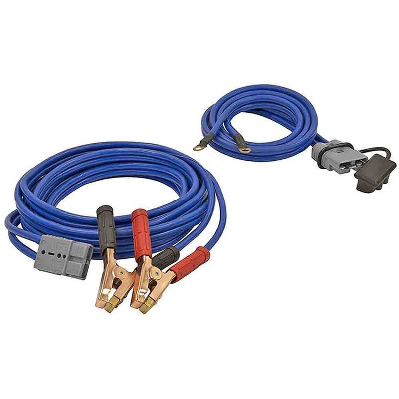 Load image into Gallery viewer, 28 Foot Long Booster Cables With Gray Quick Connect - 600 Amp