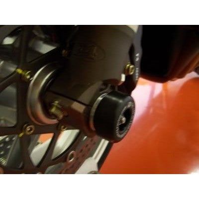 Load image into Gallery viewer, R&G Racing Black Fork Protectors For 2001-2006 Kawasaki ER-5