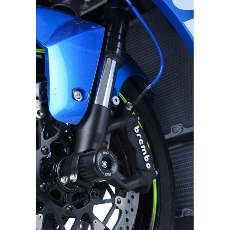 Load image into Gallery viewer, R&G Racing Black Fork Protectors For 2012-2018 Suzuki GSXR1000