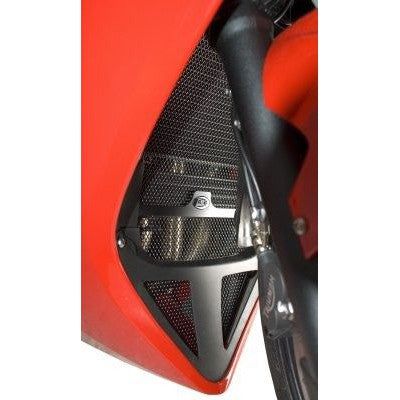 Load image into Gallery viewer, R&G Racing Black Aluminum Radiator Guard For 2011-2012 Triumph Sprint GT