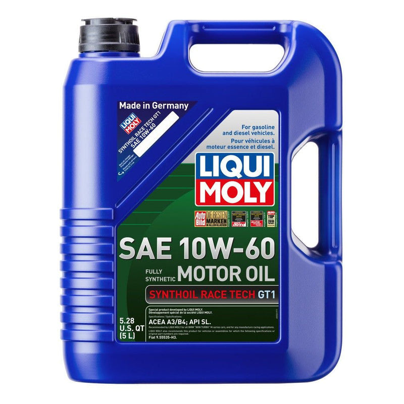 Load image into Gallery viewer, Liqui Moly 5L Synthoil Race Tech GT1 SAE 10W60 Motor Oil 2024