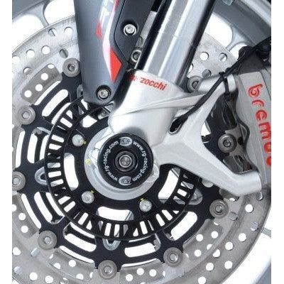 Load image into Gallery viewer, R&G Racing Black Fork Protectors For 2010-2018 MV Agusta F4 FP0107BK