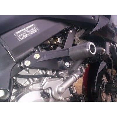 Load image into Gallery viewer, R&G Racing Black Classic Style Crash Protectors For 2004-2012 Suzuki Vstrom 650 DL650