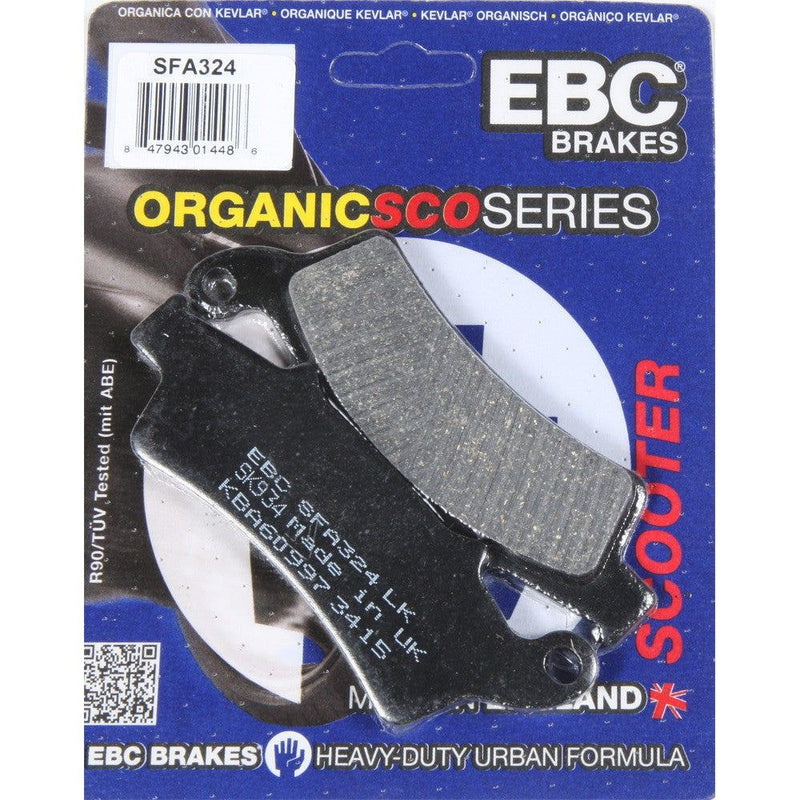 Load image into Gallery viewer, EBC 1 Pair Premium SFA Organic OE Replacement Brake Pads MPN SFA324
