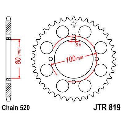Load image into Gallery viewer, Front & Rear Sprocket Kit for SUZUKI GS250 T T/X 79-80 JT Sprockets