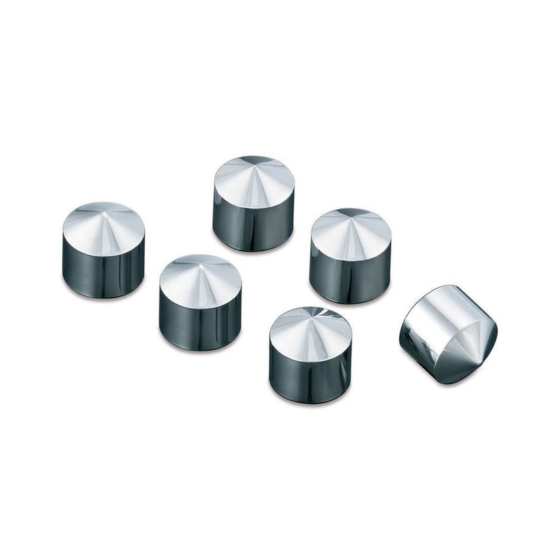 Load image into Gallery viewer, KURYAKYN CHROME ROCKER BOX BOLT COVERS 1999-2017 HARLEY DAVIDSON TWIN CAMS 8693