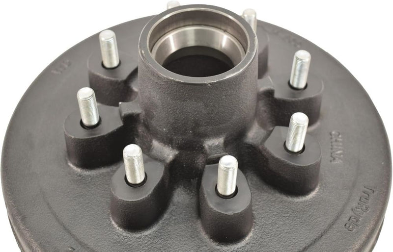 Load image into Gallery viewer, 8-Bolt on 6-1/2 Inch Bolt Circle - 12 Inch Hub/Drum With Hydraulic Brake Assembly - Passenger Side