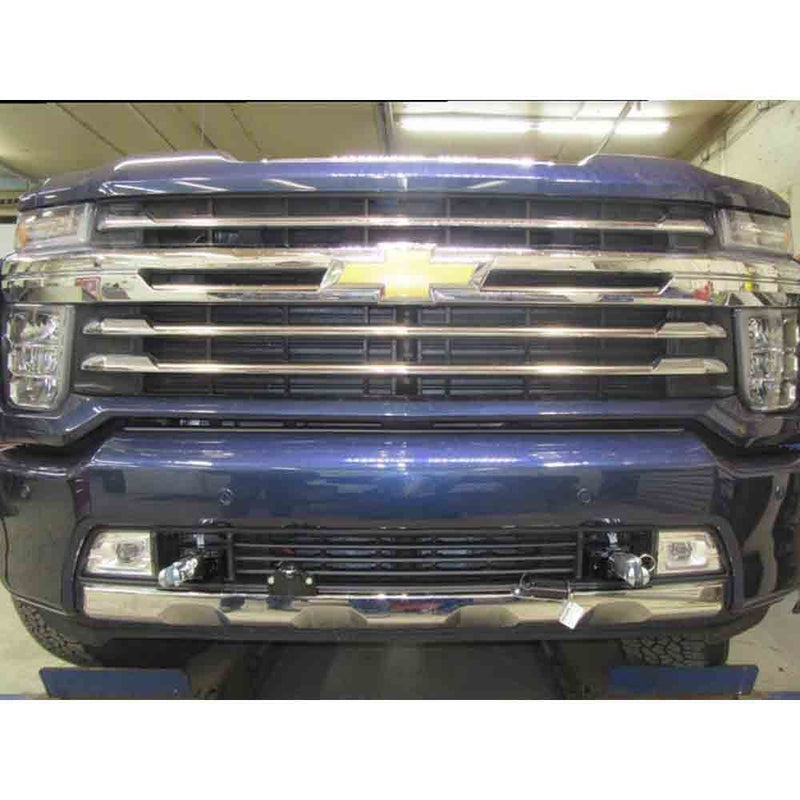 Load image into Gallery viewer, Blue Ox Ascent Tow Bar (7,500 lbs. tow capacity) & Baseplate Combo fits 2020-23 Chevrolet Pickup 2500/3500 Silverado (Includes ACC & Shutters)