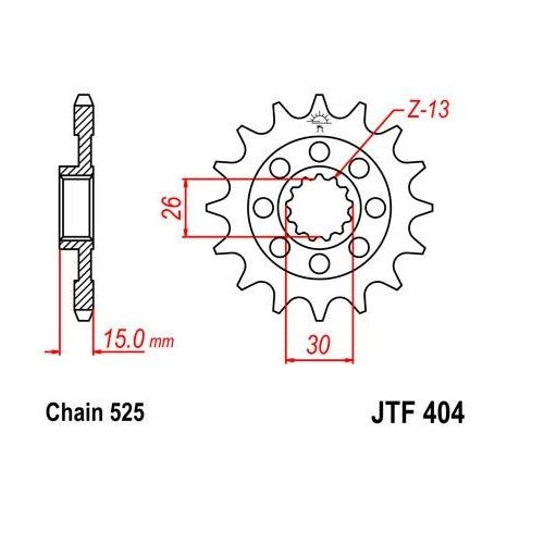 Load image into Gallery viewer, Steel Front Sprocket 17T for Street BMW S1000RR 2009-2011
