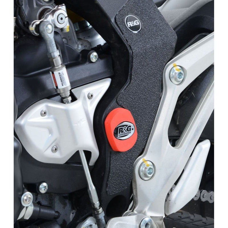 Load image into Gallery viewer, R&G Racing Black Frame Plug Fits Both Sides For 2015-2018 MV Agusta Turismo Veloce 800