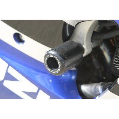 Load image into Gallery viewer, R&G Racing White Classic Style Crash Protectors For 2001-2002 Suzuki GSXR1000