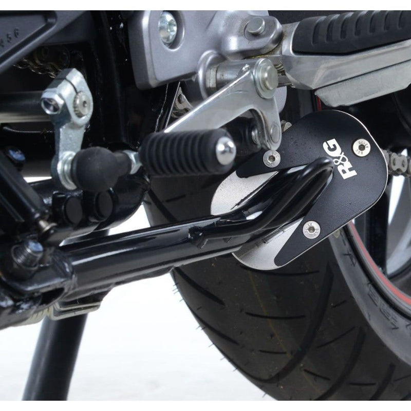 Load image into Gallery viewer, R&G Racing Silver Kickstand Shoe For 2018-2020 Suzuki GSX250R