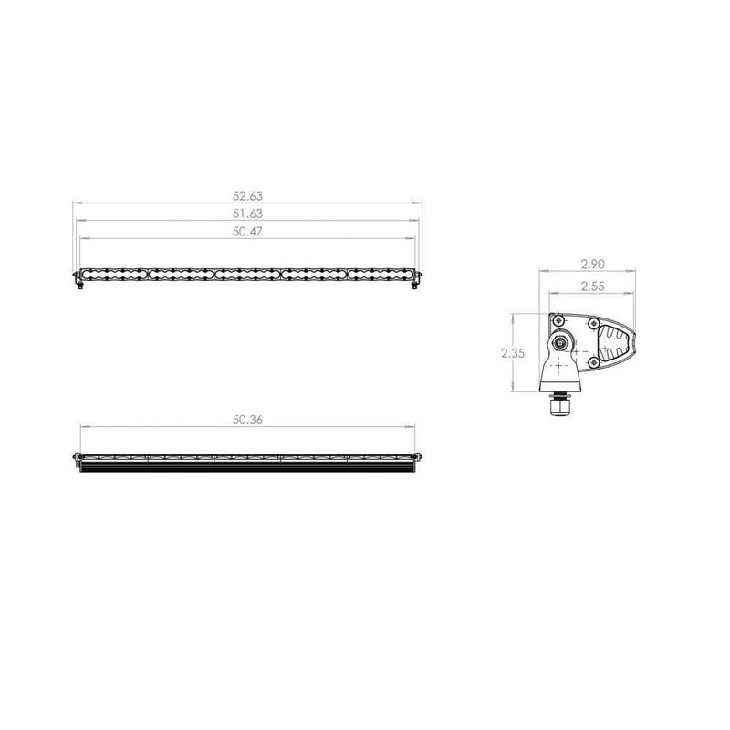Load image into Gallery viewer, Baja Designs LED Light Bar 50 inch S8 Edition Driving/Combo Pattern Baja Amber Lens Universal 705013