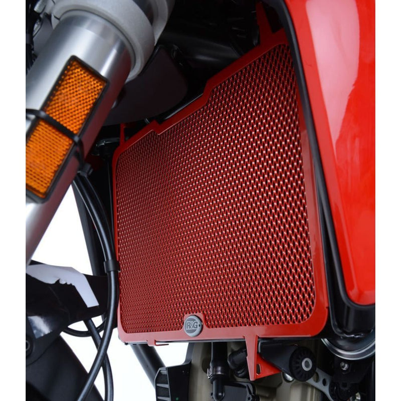 Load image into Gallery viewer, R&G Racing Red Aluminum Radiator Guard For 2017-2021 Ducati Multistrada 950