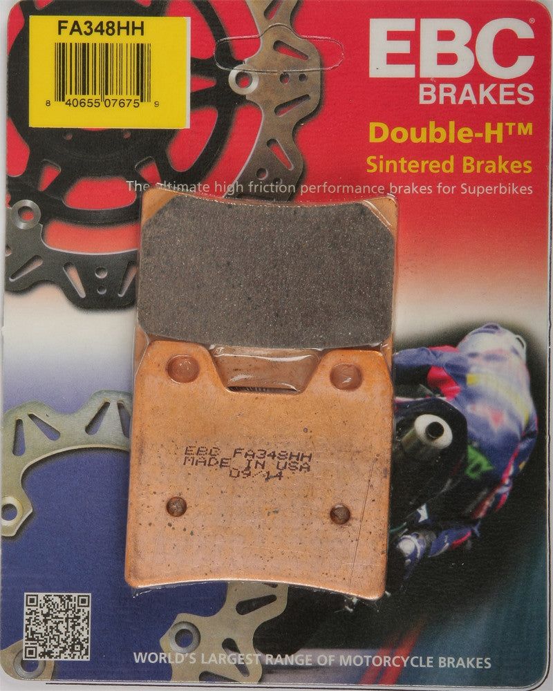 Load image into Gallery viewer, EBC 1 Pair Sintered HH Race Formula Brake Pads For Yamaha FZ1 2001-2005 FA348HH