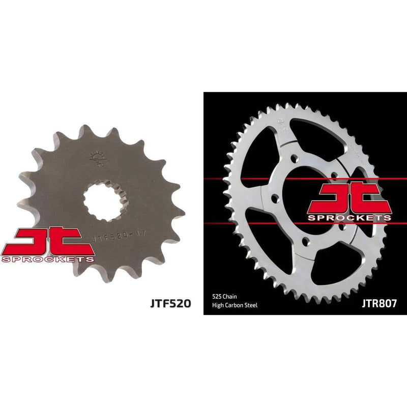 Load image into Gallery viewer, Front & Rear Sprocket Kit for SUZUKI SV650 S-L0,L1,L2,L3 10-13 JT Sprockets