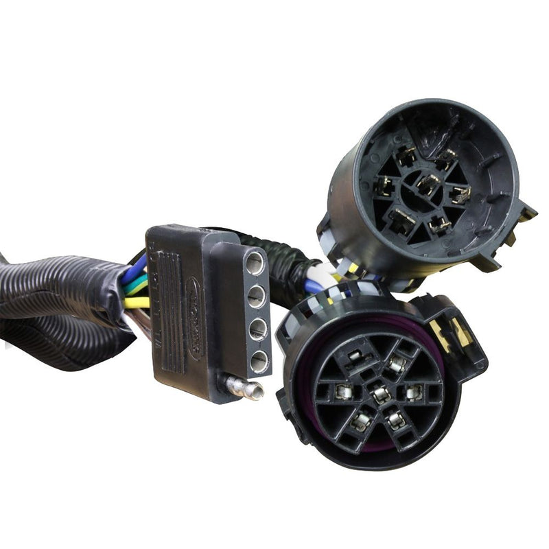 Load image into Gallery viewer, OEM Connector to 5-Flat Connector Fits Select Vehicles with Factory 7-Way DODGE / FORD / GM / HONDA /JEEP / RAM