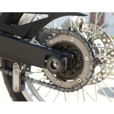 Load image into Gallery viewer, R&G Racing Black Swingarm Protectors For 2011-2024 Husqvarna SMR630 SP0043BK