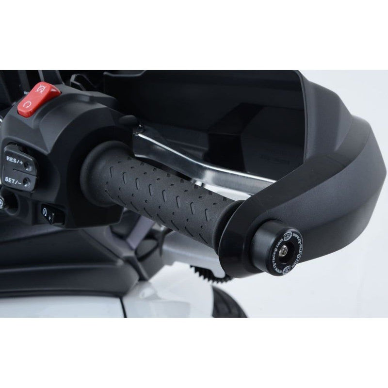 Load image into Gallery viewer, R&G Racing Black Bar End Sliders For 2018-2020 Triumph Tiger 800 XCA