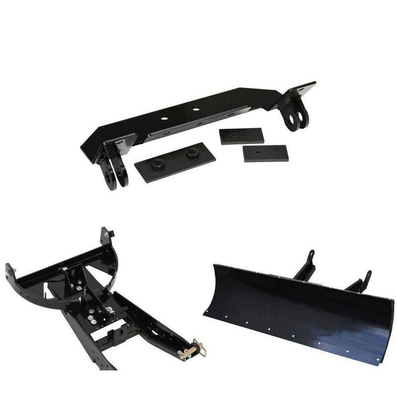 Load image into Gallery viewer, Denali Black UTV Snow Plow Kit For Polaris Ranger 570 4x4 Full Size 2016-2020