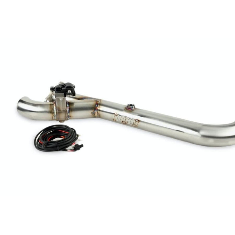 Load image into Gallery viewer, Trinity Racing Stage 5 Side Piece Header Pipe (With Electric Cut Out) TR-4179HP