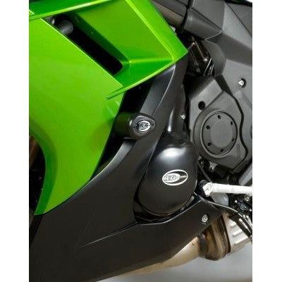 Load image into Gallery viewer, R&G Racing Black Crash Protectors For 2012-2016 Kawasaki ER6-F (Ninja 650 Faired)