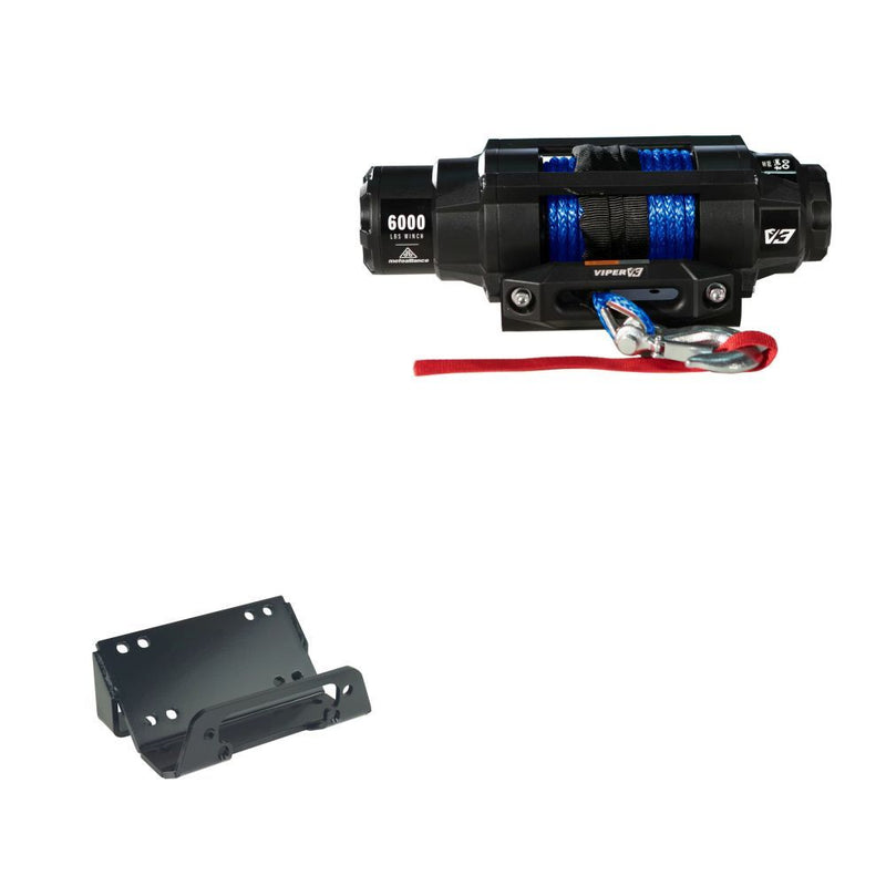 Load image into Gallery viewer, Viper 6000lbs V3 Winch Blue Rope With Mount For Kawasaki Teryx 750 2014-2020
